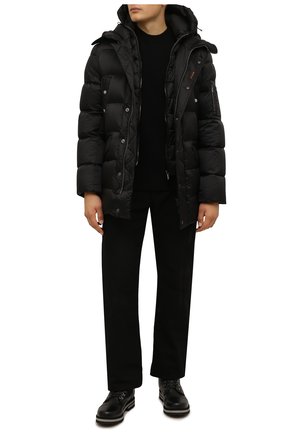 Мужские кожаные ботинки BOGNER черного цвета по цене 44350 руб., арт. 12141823/C0URCHEVEL M 5 B | Фото 2 Мужские кожаные ботинки BOGNER черного цвета, арт. 12141823/C0URCHEVEL M 5 B | Фото 2 (Материал утеплителя: Натуральный мех; Подошва: Плоская; Мужское Кросс-КТ: Ботинки-обувь, Хайкеры-обувь, зимние ботинки)