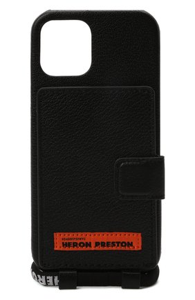 Кожаный чехол для iphone 12 pro max HERON PRESTON черного цвета по цене 13850 руб., арт. HMPA015F21LEA0011022 | Фото 1 Кожаный чехол для iphone 12 pro max HERON PRESTON черного цвета, арт. HMPA015F21LEA0011022 | Фото 1