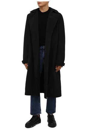 Мужские кожаные кеды basket DSQUARED2 черного цвета по цене 64300 руб., арт. SNM0185 01500001 | Фото 2 Мужские кожаные кеды basket DSQUARED2 черного цвета, арт. SNM0185 01500001 | Фото 2 (Подошва: Массивная; Материал внутренний: Натуральная кожа; Материал внешний: Кожа; Материал утеплителя: Без утеплителя; Стили: Гранж)