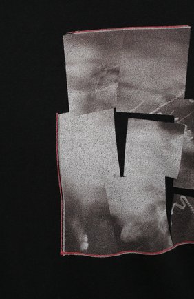 Мужская хлопковый лонгслив KAZUYUKI KUMAGAI черного цвета, арт. KJ12-016 | Фото 5 (Рукава: Длинные; Длина (для топов): Стандартные; Стили: Гранж; Принт: С принтом; Материал внешний: Хлопок)