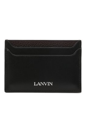 Мужской кожаный футляр для кредитных карт LANVIN черного цвета по цене 16950 руб., арт. LM-SLWPC0-PALM-A21 | Фото 1 Мужской кожаный футляр для кредитных карт LANVIN черного цвета, арт. LM-SLWPC0-PALM-A21 | Фото 1