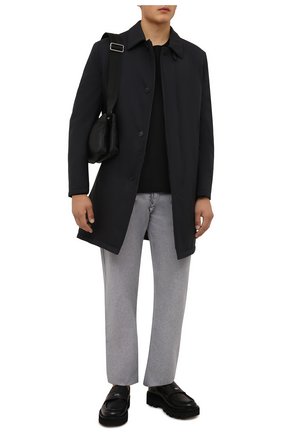 Мужской плащ с меховой подкладкой BRIONI черного цвета по цене 850500 руб., арт. S0QI0L/P0901 | Фото 2 Мужской плащ с меховой подкладкой BRIONI черного цвета, арт. S0QI0L/P0901 | Фото 2 (Материал внешний: Синтетический материал; Длина (верхняя одежда): До середины бедра; Рукава: Длинные; Мужское Кросс-КТ: Плащ-верхняя одежда; Стили: Классический)