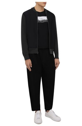 Мужской комбинированный кардиган POLO RALPH LAUREN темно-серого цвета по цене 25100 руб., арт. 710858146 | Фото 2 Мужской комбинированный кардиган POLO RALPH LAUREN темно-серого цвета, арт. 710858146 | Фото 2 (Рукава: Длинные; Материал подклада: Хлопок; Длина (для топов): Стандартные; Материал внешний: Хлопок; Мужское Кросс-КТ: Кардиган-одежда; Стили: Кэжуэл)