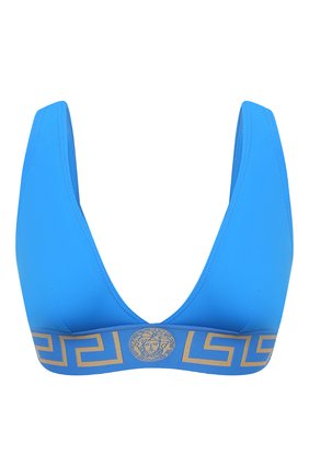 Женский бра с мягкой чашкой VERSACE бирюзового цвета по цене 16000 руб., арт. ABD01094/A232185 | Фото 1 Женский бра с мягкой чашкой VERSACE бирюзового цвета, арт. ABD01094/A232185 | Фото 1 (Материал внешний: Синтетический материал; Женское Кросс-КТ: Раздельные купальники)