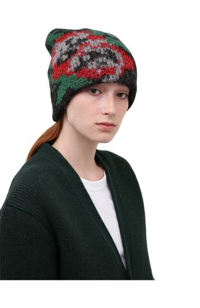 Женская шапка TAK.ORI черного цвета по цене 22200 руб., арт. HTK51042WP037AW19 | Фото 2 Женская шапка TAK.ORI черного цвета, арт. HTK51042WP037AW19 | Фото 2 (Материал: Шерсть, Текстиль, Синтетический материал)