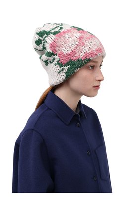 Женская шапка TAK.ORI белого цвета по цене 22200 руб., арт. HTK51042WP037AW19 | Фото 2 Женская шапка TAK.ORI белого цвета, арт. HTK51042WP037AW19 | Фото 2 (Материал: Текстиль, Синтетический материал, Шерсть)