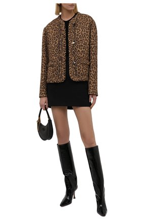 Женские кожаные сапоги chad 90 JIMMY CHOO черного цвета по цене 99500 руб., арт. CHAD 90/S0P | Фото 2 Женские кожаные сапоги chad 90 JIMMY CHOO черного цвета, арт. CHAD 90/S0P | Фото 2 (Материал внутренний: Натуральная кожа; Высота голенища: Средние; Каблук высота: Высокий; Подошва: Плоская; Каблук тип: Шпилька)