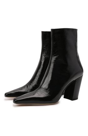 Женские кожаные ботильоны zadie 85 JIMMY CHOO черного цвета по цене 73100 руб., арт. ZADIE 85/NAK | Фото 1 Женские кожаные ботильоны zadie 85 JIMMY CHOO черного цвета, арт. ZADIE 85/NAK | Фото 1 (Каблук высота: Высокий; Материал внутренний: Натуральная кожа; Подошва: Плоская; Каблук тип: Устойчивый; Материал внешний: Кожа)