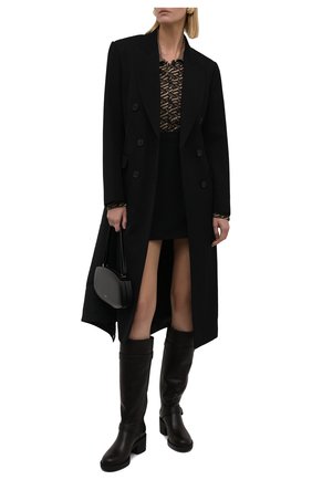 Женские кожаные сапоги GIANVITO ROSSI темно-коричневого цвета по цене 138500 руб., арт. G80342.45G0M.CLYM0M0 | Фото 2 Женские кожаные сапоги GIANVITO ROSSI темно-коричневого цвета, арт. G80342.45G0M.CLYM0M0 | Фото 2 (Высота голенища: Средние; Каблук высота: Средний; Материал утеплителя: Натуральный мех; Подошва: Платформа; Каблук тип: Устойчивый; Материал внешний: Кожа)
