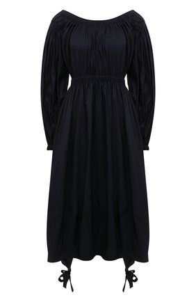 Женское платье ALEXANDER MCQUEEN темно-синего цвета по цене 231500 руб., арт. 678367/QEACM | Фото 1 Женское платье ALEXANDER MCQUEEN темно-синего цвета, арт. 678367/QEACM | Фото 1 (Рукава: Длинные; Материал внешний: Синтетический материал; Стили: Гламурный; Случай: Повседневный; Женское Кросс-КТ: Платье-одежда; Длина Ж (юбки, платья, шорты): До колена)
