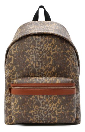 Женский рюкзак city medium SAINT LAURENT леопардового цвета по цене 103500 руб., арт. 534967/24A2W | Фото 1 Женский рюкзак city medium SAINT LAURENT леопардового цвета, арт. 534967/24A2W | Фото 1 (Материал: Текстиль; Размер: medium; Стили: Кэжуэл)
