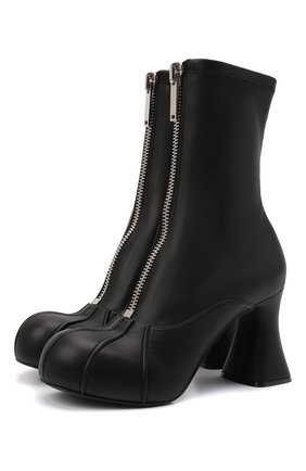 Женские комбинированные ботильоны groove STELLA MCCARTNEY черного цвета по цене 69950 руб., арт. 800438/W1CV0 | Фото 1 Женские комбинированные ботильоны groove STELLA MCCARTNEY черного цвета, арт. 800438/W1CV0 | Фото 1 (Материал внешний: Экокожа, Текстиль; Подошва: Плоская; Материал внутренний: Текстиль; Каблук высота: Высокий; Каблук тип: Устойчивый)