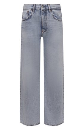 Женские джинсы ACNE STUDIOS серо-голубого цвета по цене 27750 руб., арт. A00291 | Фото 1 Женские джинсы ACNE STUDIOS серо-голубого цвета, арт. A00291 | Фото 1 (Материал внешний: Хлопок; Длина (брюки, джинсы): Стандартные; Стили: Минимализм; Кросс-КТ: Деним; Силуэт Ж (брюки и джинсы): Прямые)