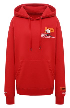 Женский хлопковое худи HERON PRESTON красного цвета по цене 30800 руб., арт. HWBB020F21JER0022522 | Фото 1 Женский хлопковое худи HERON PRESTON красного цвета, арт. HWBB020F21JER0022522 | Фото 1 (Длина (для топов): Стандартные; Материал внешний: Хлопок; Рукава: Длинные; Стили: Спорт-шик; Женское Кросс-КТ: Худи-одежда)