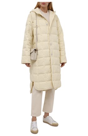 Женская пуховая куртка JIL SANDER кремвого цвета по цене 150000 руб., арт. JPPT440694-WT441100 | Фото 2 Женская пуховая куртка JIL SANDER кремвого цвета, арт. JPPT440694-WT441100 | Фото 2 (Рукава: Длинные; Стили: Минимализм; Длина (верхняя одежда): Длинные; Материал утеплителя: Пух и перо; Материал внешний: Синтетический материал; Материал подклада: Синтетический материал; Кросс-КТ: Куртка; Женское Кросс-КТ: Пуховик-куртка)