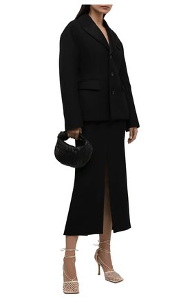 Женская шерстяная юбка BOTTEGA VENETA черного цвета по цене 72050 руб., арт. 659561/VKIS0 | Фото 2 Женская шерстяная юбка BOTTEGA VENETA черного цвета, арт. 659561/VKIS0 | Фото 2 (Длина Ж (юбки, платья, шорты): Миди; Стили: Гламурный; Материал внешний: Шерсть; Женское Кросс-КТ: Юбка-одежда)