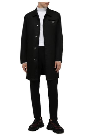 Мужские кроссовки cloudbust thunder PRADA черного цвета по цене 81000 руб., арт. 2EG293-3LGN-F0002 | Фото 2 Мужские кроссовки cloudbust thunder PRADA черного цвета, арт. 2EG293-3LGN-F0002 | Фото 2 (Материал внешний: Текстиль; Стили: Гранж)