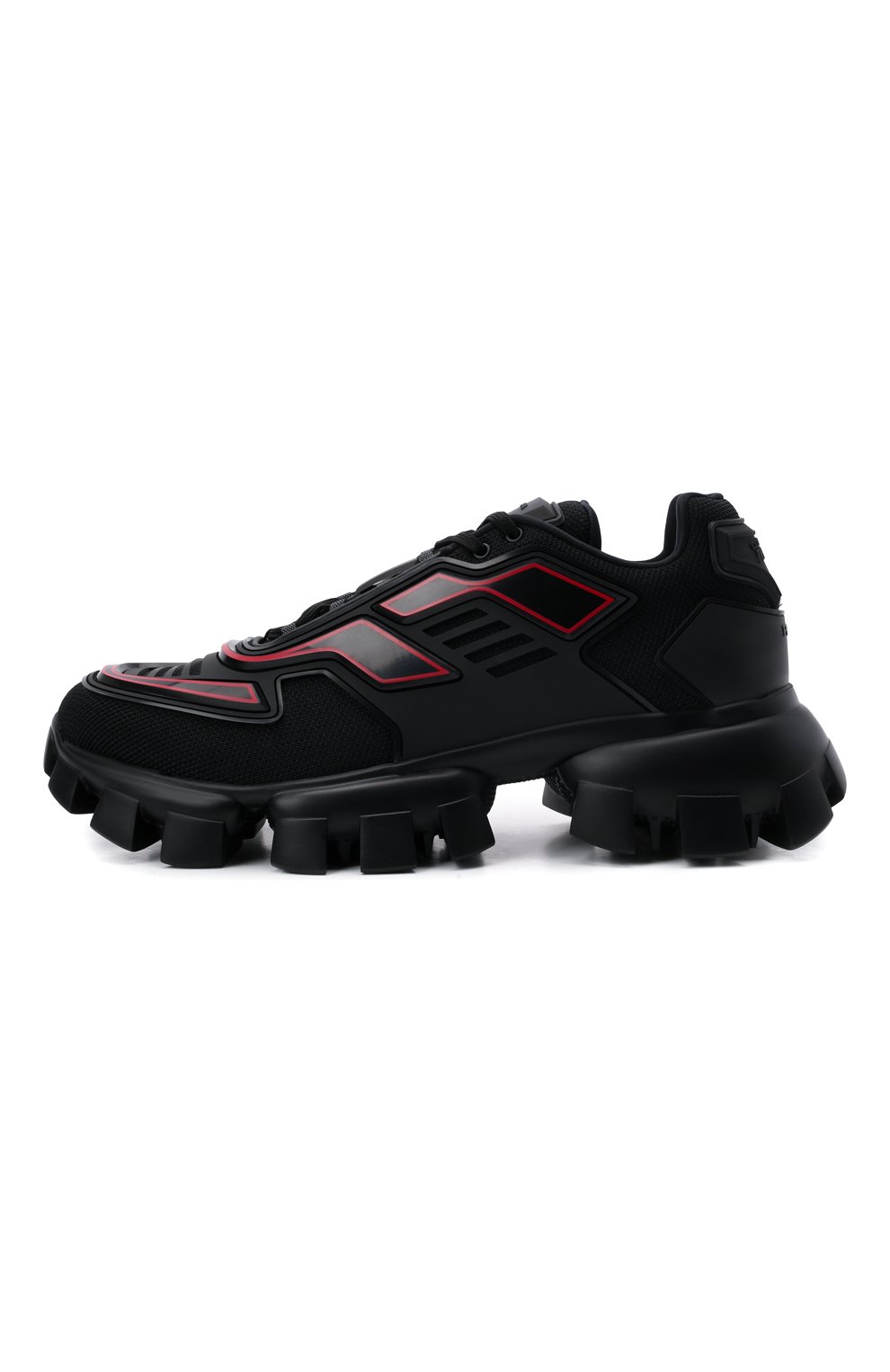 Мужские кроссовки cloudbust thunder PRADA черного цвета, арт. 2EG293-3LGN-F0002 | Фото 3 (Материал внешний: Текстиль; Стили: Классический; Материал утеплителя: Без утеплителя)