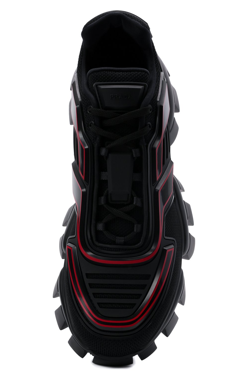 Мужские кроссовки cloudbust thunder PRADA черного цвета, арт. 2EG293-3LGN-F0002 | Фото 5 (Материал внешний: Текстиль; Стили: Классический; Материал утеплителя: Без утеплителя)