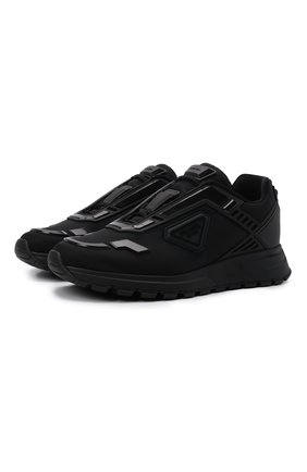 Мужские кроссовки PRADA черного цвета по цене 68000 руб., арт. 4E3567-3LFV-F0002-G000 | Фото 1 Мужские кроссовки PRADA черного цвета, арт. 4E3567-3LFV-F0002-G000 | Фото 1 (Материал внешний: Текстиль; Стили: Гранж)