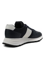 Мужские комбинированные кроссовки prax 01 PRADA синего цвета, арт. 4E3571-3L3F-F0I33-G000 | Фото 4 (Стили: Классический; Материал утеплителя: Без утеплителя)