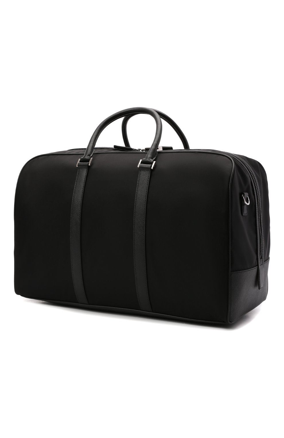 Мужская дорожная сумка PRADA черного цвета по цене 175000 руб., арт. 2VC007-2DMH-F0002-SOO | Фото 3 Мужская дорожная сумка PRADA черного цвета, арт. 2VC007-2DMH-F0002-SOO | Фото 3 (Материал: Текстиль)