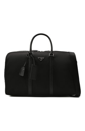 Мужская дорожная сумка PRADA черного цвета по цене 175000 руб., арт. 2VC007-2DMH-F0002-SOO | Фото 6 Мужская дорожная сумка PRADA черного цвета, арт. 2VC007-2DMH-F0002-SOO | Фото 6 (Материал: Текстиль)