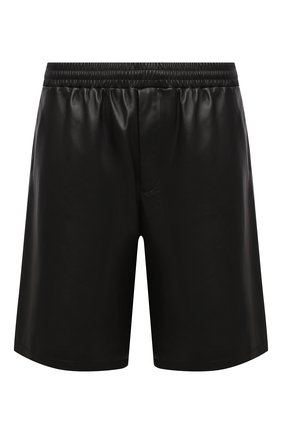 Мужские кожаные шорты PRADA черного цвета по цене 135000 руб., арт. UPP224-1WDV-F0002 | Фото 1 Мужские кожаные шорты PRADA черного цвета, арт. UPP224-1WDV-F0002 | Фото 1 (Мужское Кросс-КТ: Шорты-одежда; Принт: Без принта; Стили: Минимализм)