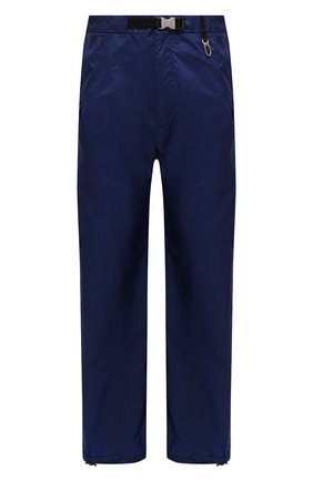 Мужские брюки PRADA синего цвета, арт. SPH151-1WQ9-F0216-212 | Фото 1 (Материал внешний: Синтетический материал; Случай: Повседневный; Стили: Спорт-шик)