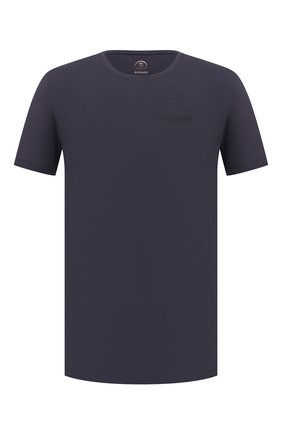 Мужская хлопковая футболка BOGNER темно-синего цвета, арт. 58546604 | Фото 1 (Рукава: Короткие; Длина (для топов): Стандартные; Материал внешний: Хлопок; Принт: Без принта; Стили: Кэжуэл)