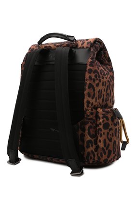 Мужской текстильный рюкзак sicily DOLCE & GABBANA леопардового цвета, арт. BM1991/A0824 | Фото 3 (Материал: Текстиль; Размер: large)
