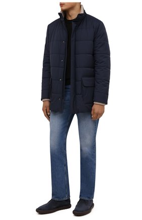Мужские замшевые ботинки TOD’S темно-синего цвета по цене 38700 руб., арт. XXM06G0ES50RE0 | Фото 2 Мужские замшевые ботинки TOD’S темно-синего цвета, арт. XXM06G0ES50RE0 | Фото 2 (Материал внутренний: Натуральная кожа; Материал внешний: Замша; Мужское Кросс-КТ: Ботинки-обувь; Подошва: Плоская)