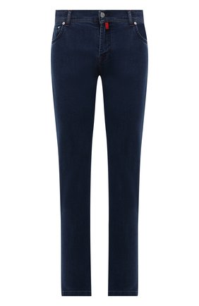Мужские джинсы KITON синего цвета по цене 109000 руб., арт. UPNJSJ0341A | Фото 1 Мужские джинсы KITON синего цвета, арт. UPNJSJ0341A | Фото 1 (Материал внешний: Хлопок; Кросс-КТ: Деним; Силуэт М (брюки): Прямые; Стили: Кэжуэл; Длина (брюки, джинсы): Стандартные)