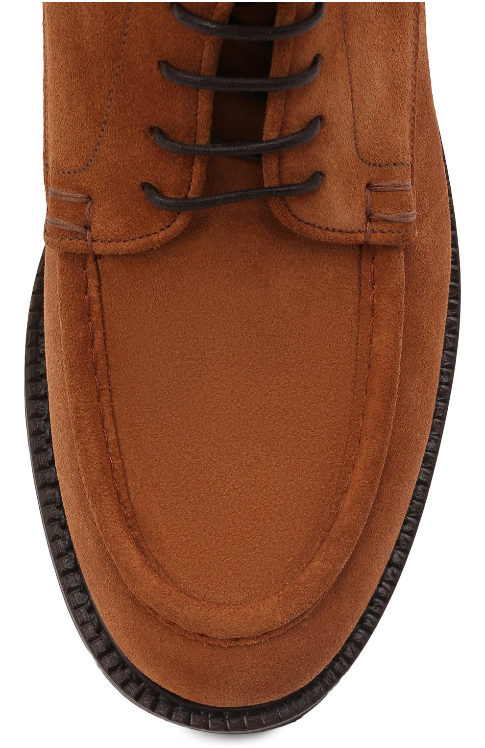Мужские замшевые ботинки W.GIBBS коричневого цвета, арт. 0212006/2508 | Фото 5 (Материал внешний: Кожа, Замша; Мужское Кросс-КТ: Ботинки-обувь; Материал внутренний: Натуральная кожа; Материал утеплителя: Без утеплителя; Подошва: Плоская)