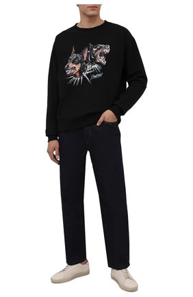 Мужской хлопковый свитшот DOMREBEL черного цвета по цене 21600 руб., арт. MPUPS/SWEATSHIRT | Фото 2 Мужской хлопковый свитшот DOMREBEL черного цвета, арт. MPUPS/SWEATSHIRT | Фото 2 (Рукава: Длинные; Материал внешний: Хлопок; Длина (для топов): Стандартные; Мужское Кросс-КТ: свитшот-одежда; Принт: С принтом; Стили: Гранж)