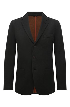 Мужской кашемировый пиджак LORO PIANA темно-зеленого цвета по цене 388000 руб., арт. FAD2474 | Фото 1 Мужской кашемировый пиджак LORO PIANA темно-зеленого цвета, арт. FAD2474 | Фото 1 (Материал внешний: Шерсть, Кашемир; 1-2-бортные: Однобортные; Пиджаки М: Приталенный; Случай: Повседневный; Стили: Кэжуэл; Кросс-КТ: Трикотаж; Длина (для топов): Стандартные; Рукава: Длинные)
