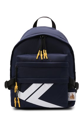 Мужской текстильный рюкзак LANVIN темно-синего цвета, арт. LM-BGTA00-NYL0-A21 | Фото 1 (Материал: Текстиль; Размер: large)