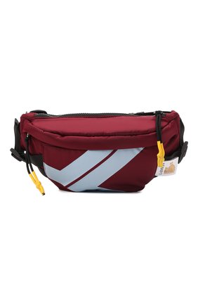 Мужская текстильная поясная сумка LANVIN бордового цвета, арт. LM-BGTB00-NYL0-A21 | Фото 1 (Материал: Текстиль; Размер: medium; Случай: Повседневный)