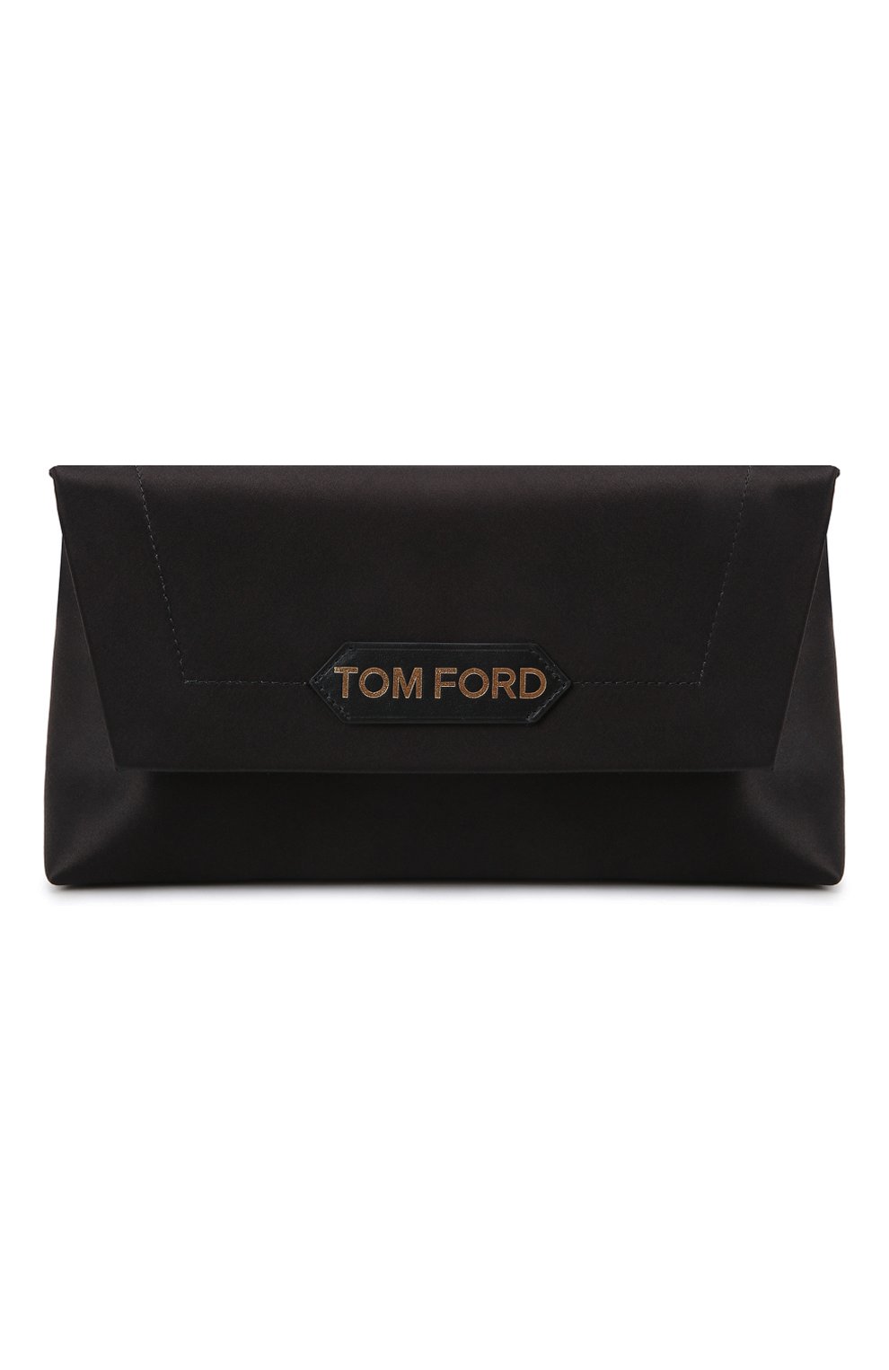 Женская сумка label small TOM FORD черного цвета, арт. L1504T-TSA005 | Фото 1 (Сумки-технические: Сумки top-handle; Материал: Текстиль; Размер: small)