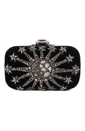 Женский клатч heart ALEXANDER MCQUEEN черного цвета по цене 234000 руб., арт. 640255/1AAC6 | Фото 1 Женский клатч heart ALEXANDER MCQUEEN черного цвета, арт. 640255/1AAC6 | Фото 1 (Материал: Натуральная кожа; Размер: mini; Ремень/цепочка: На ремешке; Женское Кросс-КТ: Клатч-клатчи, Вечерняя сумка)