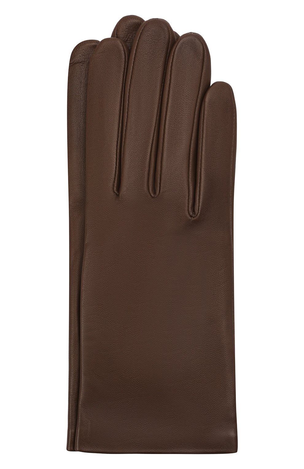 Перчатки Agnelle, Кожаные перчатки с подкладкой из шелка Agnelle, Филиппины, Бежевый, Кожа: 100%; Подкладка-шелк: 100%;, 1769025  - купить