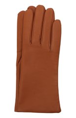 Женские кожаные перчатки AGNELLE коричневого цвета, арт. INES/A | Фото 1 (Материал: Натуральная кожа; Региональные ограничения белый список (Axapta Mercury): RU)