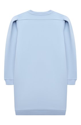 Детское хлопковое платье GIVENCHY голубого цвета по цене 20950 руб., арт. H12167 | Фото 2 Детское хлопковое платье GIVENCHY голубого цвета, арт. H12167 | Фото 2 (Материал внешний: Хлопок; Девочки Кросс-КТ: Платье-одежда; Случай: Повседневный; Рукава: Длинные; Ростовка одежда: 10 - 11 лет | 140 - 146см, 12 лет | 152 см, 4 года | 104 см, 5 лет | 110 см, 6 лет | 116 см, 8 лет | 128 см)