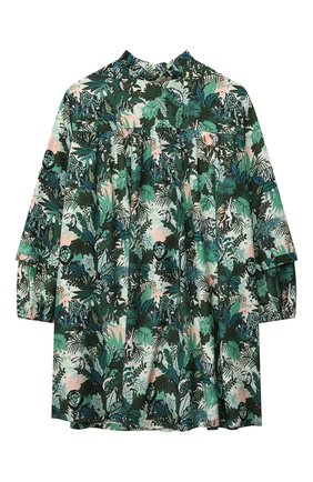 Детское платье из вискозы KENZO зеленого цвета по цене 20600 руб., арт. K12071 | Фото 1 Детское платье из вискозы KENZO зеленого цвета, арт. K12071 | Фото 1 (Материал внешний: Вискоза; Рукава: Длинные; Девочки Кросс-КТ: Платье-одежда; Случай: Повседневный; Ростовка одежда: 10 - 11 лет | 140 - 146см, 3 года | 98 см, 4 года | 104 см, 5 лет | 110 см, 6 лет | 116 см, 8 лет | 128 см)