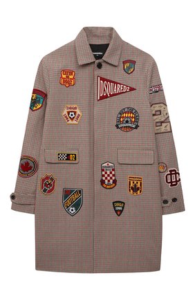 Детский хлопковый тренч DSQUARED2 бежевого цвета по цене 66550 руб., арт. DQ0384-D006T | Фото 1 Детский хлопковый тренч DSQUARED2 бежевого цвета, арт. DQ0384-D006T | Фото 1 (Материал подклада: Синтетический материал; Материал внешний: Хлопок; Рукава: Длинные; Кросс-КТ: Сезон: демисезон; Ростовка одежда: 10 - 11 лет | 140 - 146см, 12 лет | 152 см, 13 - 15 лет | 158 см, 16 лет | 164 см, 6 лет | 116 см, 8 лет | 128 см)
