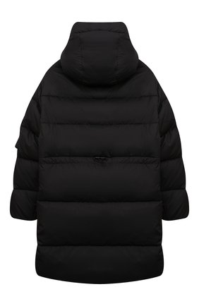 Детское пуховое пальто BACON YOUNG черного цвета по цене 64600 руб., арт. BKW1/BACPIGIA187/CL0UD78 | Фото 2 Детское пуховое пальто BACON YOUNG черного цвета, арт. BKW1/BACPIGIA187/CL0UD78 | Фото 2 (Материал внешний: Синтетический материал; Рукава: Длинные; Материал утеплителя: Пух и перо; Материал подклада: Синтетический материал; Девочки Кросс-КТ: Пуховик-верхняя одежда; Кросс-КТ: Сезон: зима)