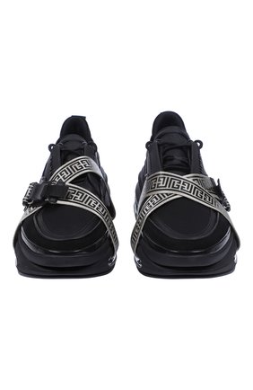 Мужские кроссовки b-bold BALMAIN черного цвета по цене 79150 руб., арт. WM0VI278TCMG/ | Фото 2 Мужские кроссовки b-bold BALMAIN черного цвета, арт. WM0VI278TCMG/ | Фото 2 (Материал внешний: Текстиль; Стили: Гранж)