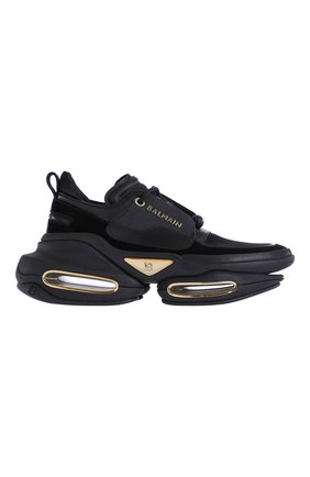 Женские кожаные кроссовки b-bold BALMAIN черного цвета по цене 65150 руб., арт. WN0VI541/LSLD | Фото 1 Женские кожаные кроссовки b-bold BALMAIN черного цвета, арт. WN0VI541/LSLD | Фото 1 (Материал внутренний: Натуральная кожа; Подошва: Массивная)