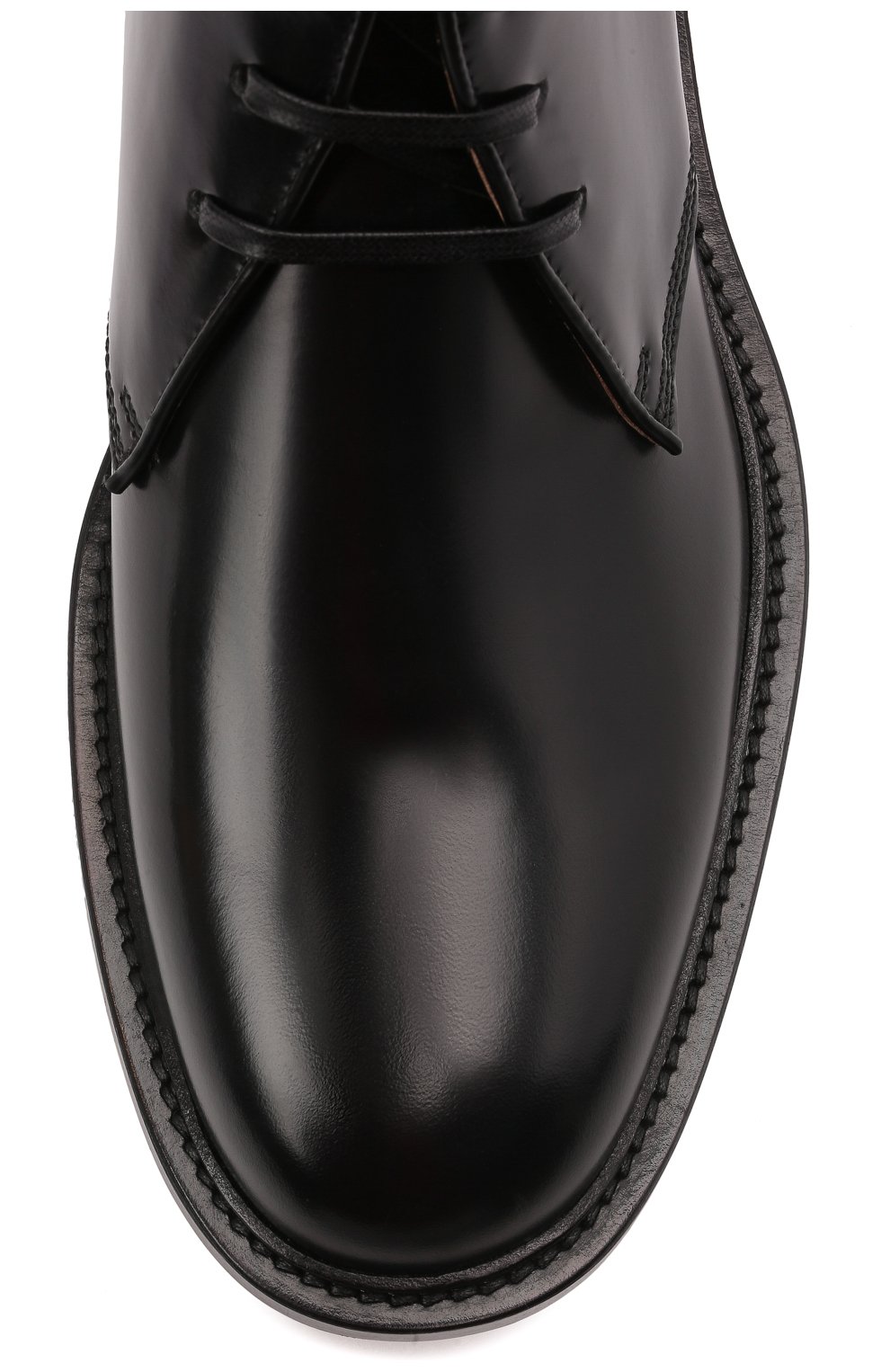 Мужские кожаные ботинки level BOTTEGA VENETA черного цвета, арт. 651317/V10T0 | Фото 6 (Материал внешний: Кожа; Мужское Кросс-КТ: Ботинки-обувь, Дезерты-обувь; Материал внутренний: Натуральная кожа; Материал утеплителя: Без утеплителя; Подошва: Плоская)