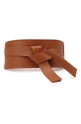 Женский кожаный пояс LOEWE коричневого цвета по цене 72150 руб., арт. S818Y21L04 | Фото 1 Женский кожаный пояс LOEWE коричневого цвета, арт. S818Y21L04 | Фото 1 (Кросс-КТ: Широкие)